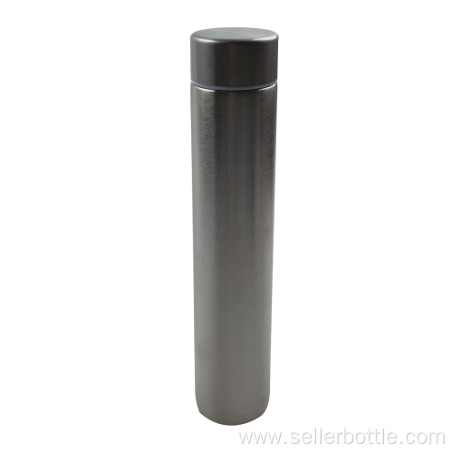 250mL Stainless Steel Slender Solid Color Vacuum Bottle